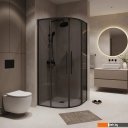 Душевые кабины Niagara NG-2825-34BLACK 80x80x195 (черный матовый/тонированное стекло)