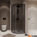 Душевые кабины Niagara NG-2825-34BLACK 80x80x195 (черный матовый/тонированное стекло)