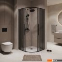 Душевые кабины Niagara NG-2825-34BLACK 80x80x195 (черный матовый/тонированное стекло)