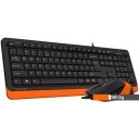 Наборы периферии A4Tech Fstyler F1010 (черный/оранжевый)