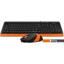 Наборы периферии A4Tech Fstyler F1010 (черный/оранжевый)