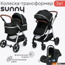 Детские коляски и аксессуары Tomix Sunny 619C (3 в 1, jet black)