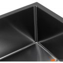 Кухонные мойки ARFEKA ECO AR 450*450 BLACK PVD NANO DECOR