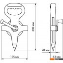 Строительный, слесарный, монтажный инструмент TDM Рубин SQ1018-0401