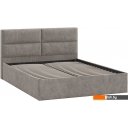 Кровати Трия Глосс универсальный тип 1 160x200 (микровелюр Wellmart Latte)