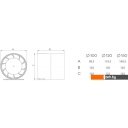 Вытяжная и приточная вентиляция airRoxy aRc 150 S