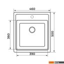 Кухонные мойки Granrus GR-460 (черный) Кухонные мойки Granrus GR-460 (черный)