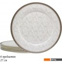 Тарелки, салатники, блюда и наборы Lenardi Серый шелк 145-125 (6шт)