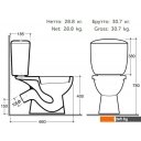 Унитазы Керамин Фест МС Инкоэр (однорежимный)