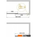 Шторки и карнизы для ванн и поддонов Cezares SLIDER-VF-11-90/150-C-Cr