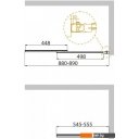 Шторки и карнизы для ванн и поддонов Cezares SLIDER-VF-11-90/150-C-Cr