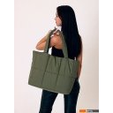 Женские и мужские сумки MT.style ТОУТ-1 из водоотталкивающей ткани (хаки)