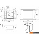 Кухонные мойки Granula KS-6004 (черный)