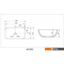 Умывальники Abber Rechteck AC2200GS (серебристый)