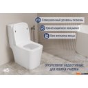 Унитазы Lauter W09 S-TRAP с жестким сиденьем и микролифтом 21900004 (вертикальный выпуск)