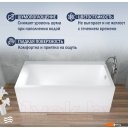 Ванны Lauter Seraphina 160x80 2112160R (с ножками, лицевым и торцевым экранами)