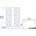 Душевые кабины River Don XL 120/90/24 MT R
