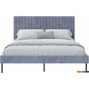 Кровати НК-Мебель Novel 140x200 26011198 (велюр светло-серый)