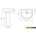 Умывальники Santeri Версия 56.5x45.5 [1.3111.5.S00.11B.0]