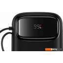 Портативные зарядные устройства Baseus Qpow2 Dual-Cable Digital Display Fast Charge Power Bank 22.5W 10000mAh (черный)