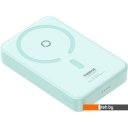 Портативные зарядные устройства Baseus MagPro Magnetic Bracket Wireless Fast-Charging Power Bank 20W 5000mAh (мятный)