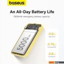 Портативные зарядные устройства Baseus MagPro Magnetic Bracket Wireless Fast-Charging Power Bank 20W 5000mAh (желтый)