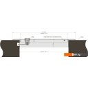 Сантехнические ревизионные люки Alkraft Дверца с замком (40x80 см)