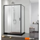 Душевые кабины Aquatek AQ ARI RA 10020BL 100x200 (черный/прозрачное стекло)