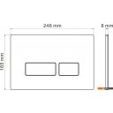 Инсталляции для унитазов, раковин, биде и писсуаров Roxen StounFix Dual Fresh 966623