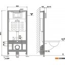 Инсталляции для унитазов, раковин, биде и писсуаров Roxen StounFix Dual Fresh 966623