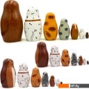 Развивающие игрушки Брестская Фабрика Сувениров Собаки разных пород (набор 7 шт)