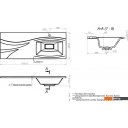 Умывальники Versalia Elegant 120 R (с комплетом кронштейнов)