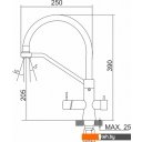 Смесители РМС SUS127TBL-016F-015