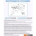 Сушилки для белья Comfort Alumin Потолочная 7 прутьев Black Style Telescop 100-180 см (алюминий)