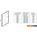 Душевые кабины Aquanet Pleasure Evo 140 AE65-N140-BT (черный анодированный/прозрачное стекло)