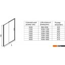 Душевые кабины Aquanet Pleasure Evo 140 AE65-N140-BT (черный анодированный/прозрачное стекло)