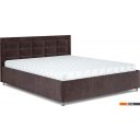 Кровати Мебель-АРС Версаль 140 (бархат шоколадный Star Velvet 60 Coffee)