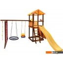 Детские спортивные комплексы и игровые площадки Perfetto Sport Pitigliano-11 + качели Паутина