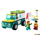 Конструкторы LEGO City 60403 Скорая помощь и сноубордист Конструкторы LEGO City 60403 Скорая помощь и сноубордист