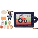 Развивающие игрушки Lilliputiens Книжка мягкая Ослик Игнас на ферме 83415