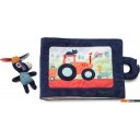 Развивающие игрушки Lilliputiens Книжка мягкая Ослик Игнас на ферме 83415