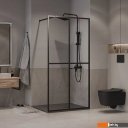 Душевые кабины Niagara NG-686-90BLACK 90x195 (черный матовый/прозрачное стекло)