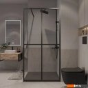 Душевые кабины Niagara NG-686-90BLACK 90x195 (черный матовый/прозрачное стекло)