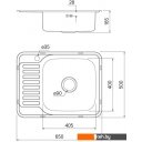 Кухонные мойки IDDIS Basic BAS65SRi77