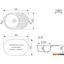 Кухонные мойки Mixline ML-GM16 551924 (песочный)