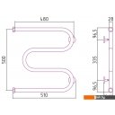 Полотенцесушители Сунержа М-образный+ 500х500 00-4007-5050