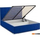 Кровати Stolline Пассаж 45 с ПМ/Н 140x200 (mustang 78 синий)