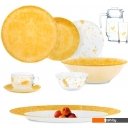 Тарелки, салатники, блюда и наборы Luminarc Simply Mon'd'or Gold&White V3998 (46пр)