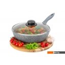 Сковороды Elan Gallery Гармония вкуса 120577 (серый мрамор) Сковороды Elan Gallery Гармония вкуса 120577 (серый мрамор)