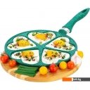 Сковороды Elan Gallery Гармония вкуса 121030 (изумруд)